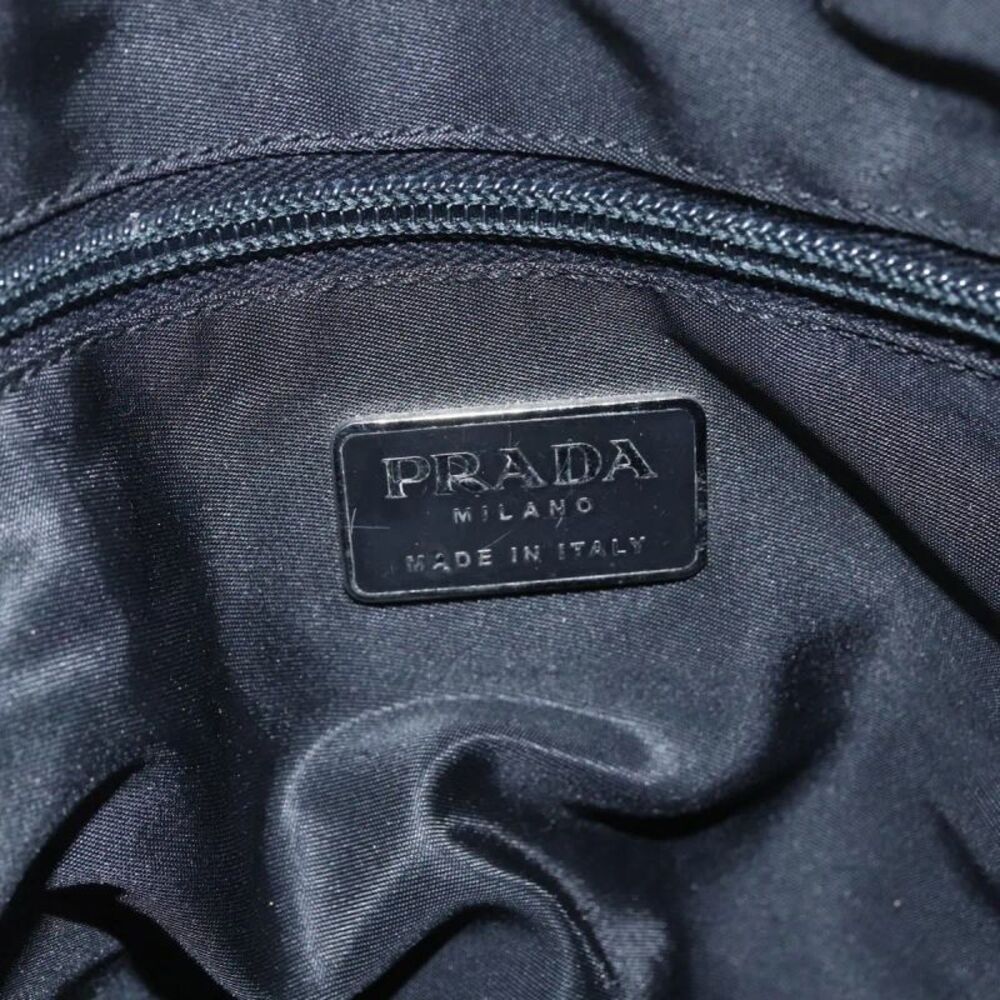 Prada Chain Tessuto Black Nylon Shoulder Bag Bag - Picture 7 of 16